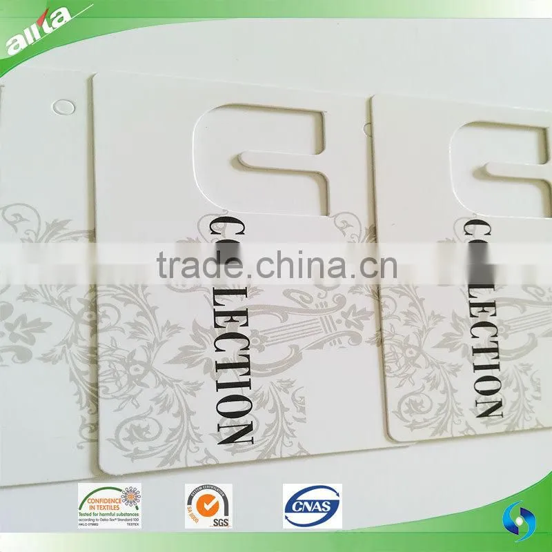 Allta Group cheap customized tiny swing tags paper hang tags for men/women underwear