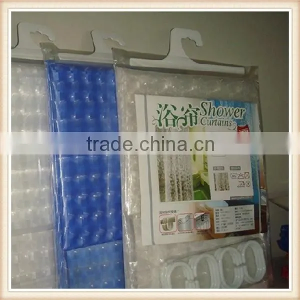 Eco-friendly Made in China bathroom christmas shower curtain