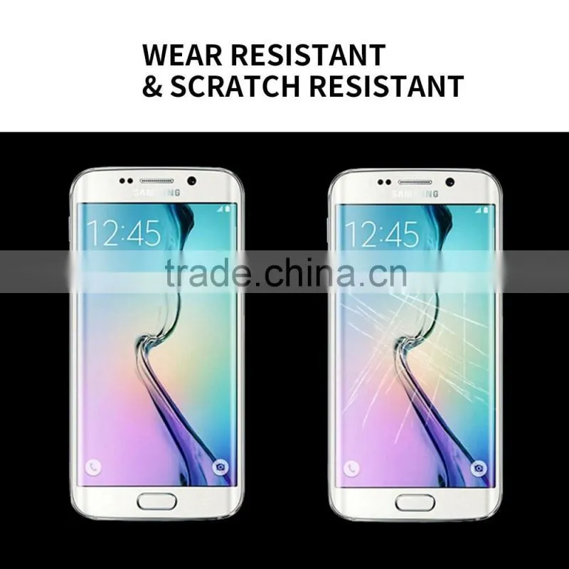 Keno For Samsung Galaxy S6 Edge Plus Tempered Glass Screen Protector 9H Hardness 3D Full Curved in 0.2mm Thickness