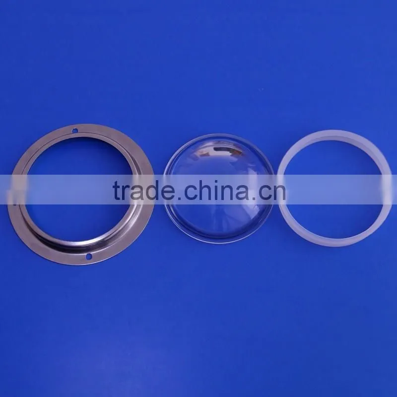 Glass LED lens 100 watt high power led lens
