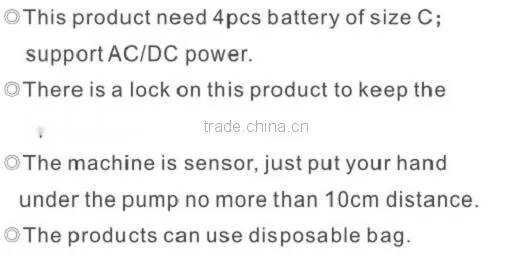 replacement pump for 1000mL automatic foam soap dispenser, automatic spray soap dispenser NJ-CD-5008B