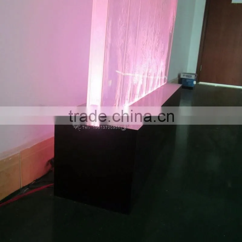 public indoor decoration led acrylic water bubble wall