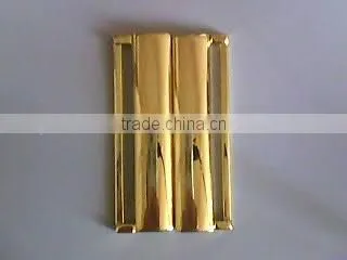 Fashion metal designer gold plate belt buckles