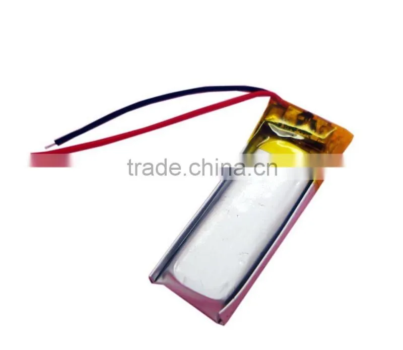 Small Li-Polymer Battery 401030 100mAh 3.7V With Stable PCM