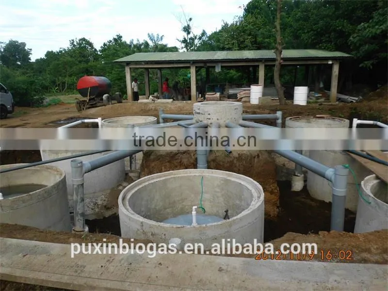 PUXIN recycle small sewage treatment plant machine for Slaughter house waste