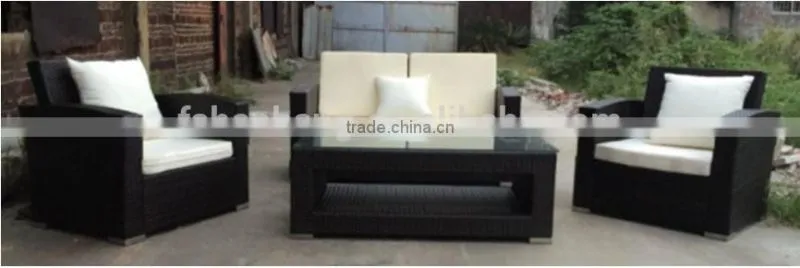 2016 New Design Outdoor Resin Wicker coffee shop sofa set