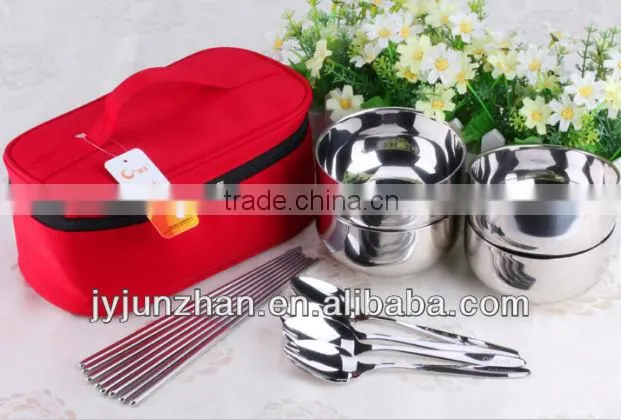 Portable dinnerware of 6pcs as set with low price and high quality