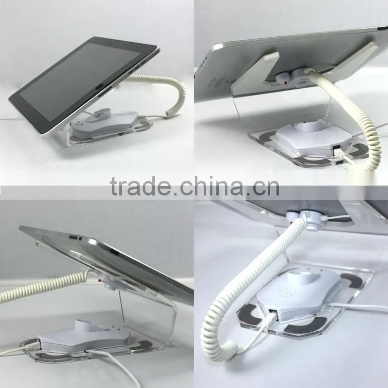 Universal supermarket tablet alarm holder