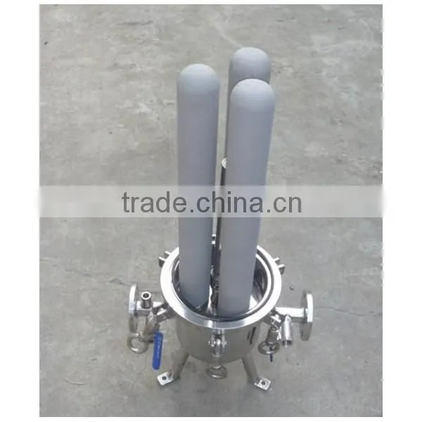 SS304 SS316 cartridge filter housing/beer wine precision filter housing/sediment filter housing