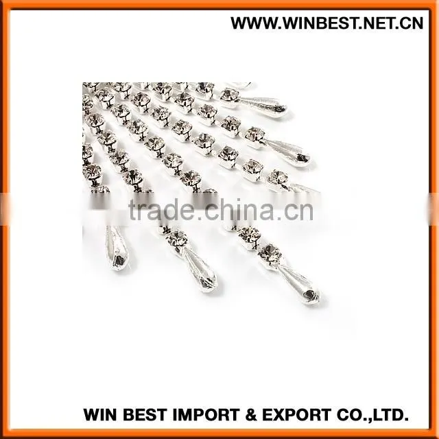 2015 New design rhinestone brooch wholesale, latest fashion brooch pin, brooch making supplies