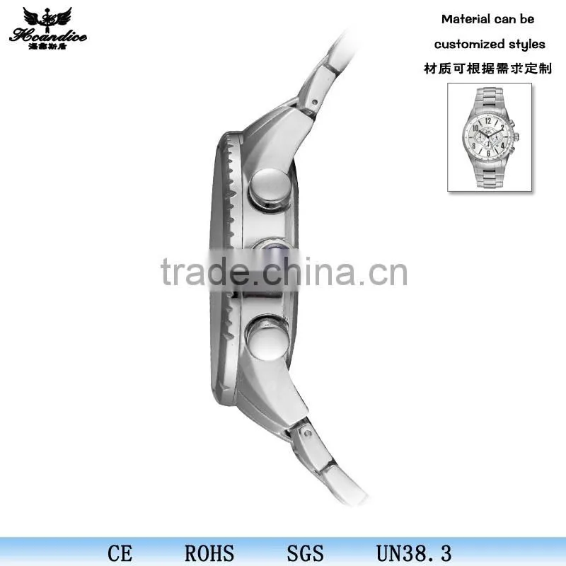 wholesale all type of stainless steel 6 hand wrist watch