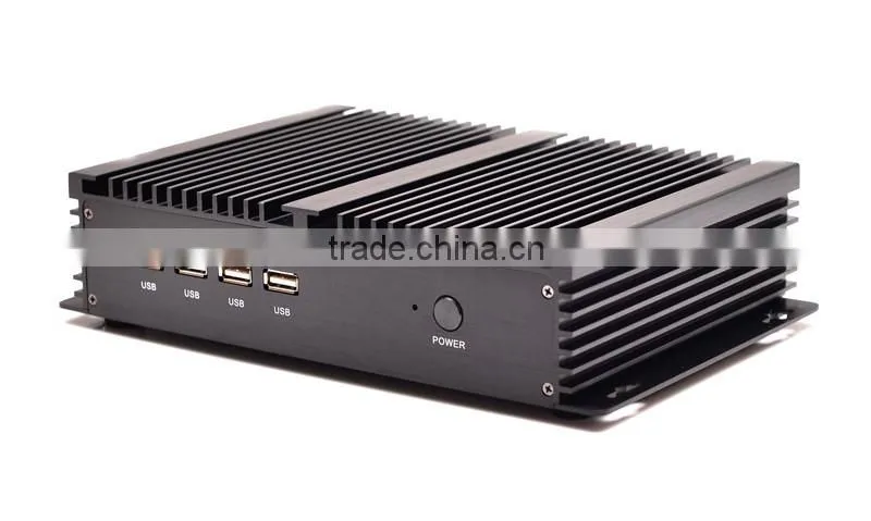 Fanless mini computer station pc 32bit Color Depth thin client XCY X26-1037G support all kinds of HD movies