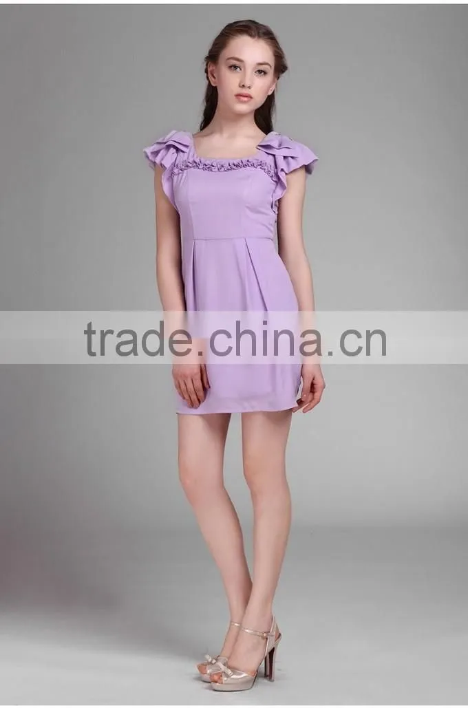 2015 Made In China Purple Princess Design Dress of Quinceanera