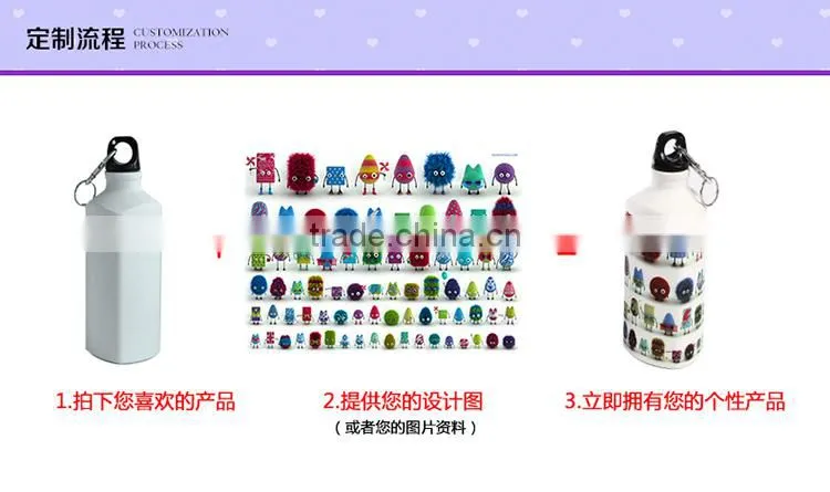 Sunmeta factory price 600ml sports bottle triangle shape sublimation sports bottle