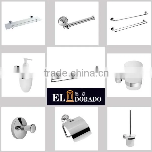Factory Modern Wall Mounted Low-caben Steel Bathroom hardware Accessories Sets for home bathroom 6D16