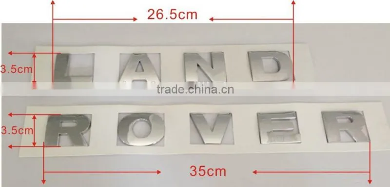 Hot sale car emblem 3D self-adhesive black ABS plastic car emblem custom