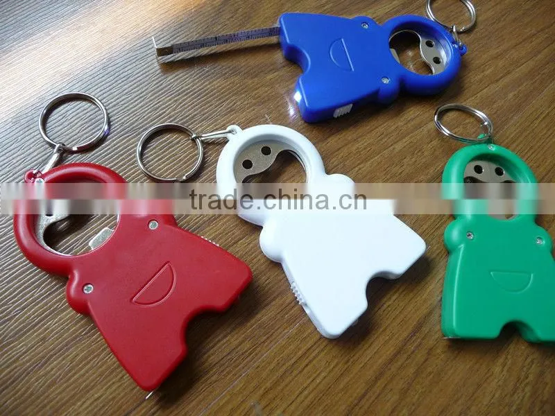 New design cheap and good quality mini keychain bottle opener with led light
