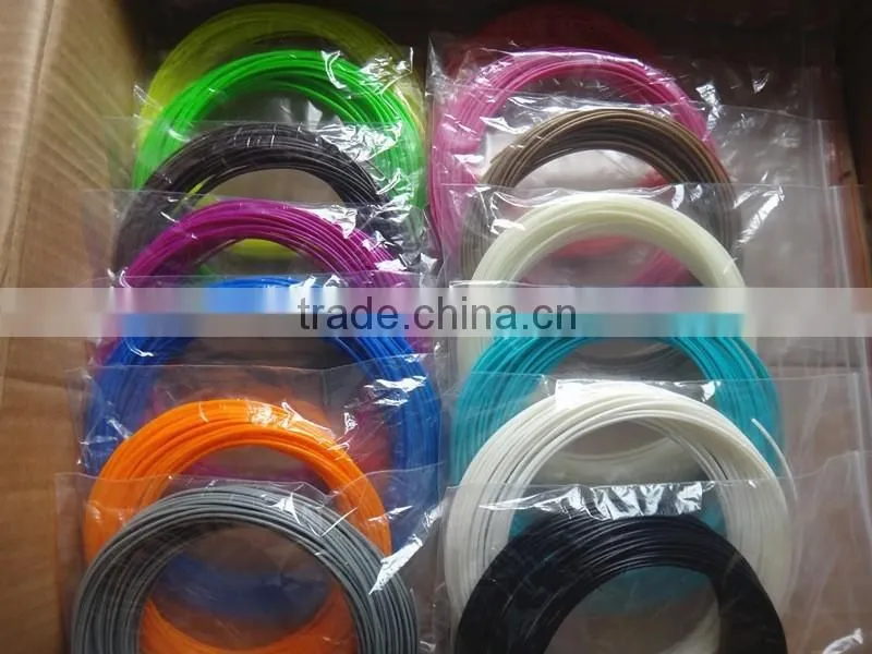 ABS Filament 1.75mm multi Colors Sample for 3D Printer & 3D Printing Pen MakerBot/RepRap/UP/Mendel