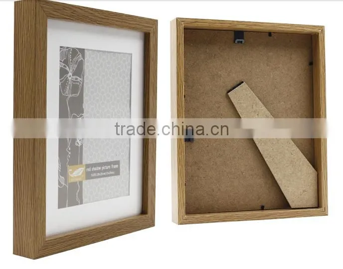 cheap decorative wall art 3d frames, deep handmade wooden box frame
