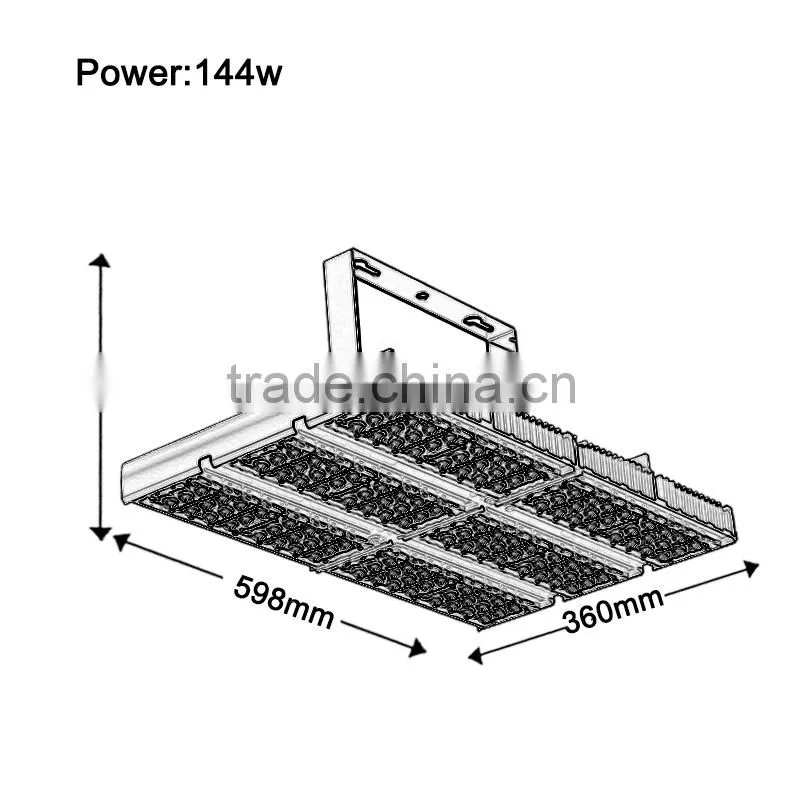 HOT! Bridgelux chip waterproof Heatsink MIC 120w led tunnel light made in china lighting area maximum