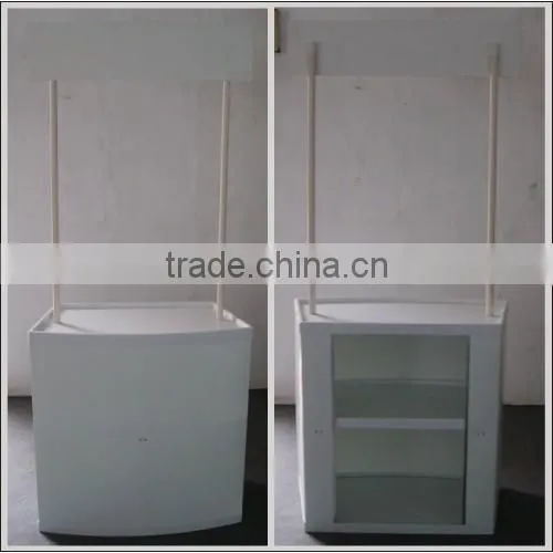 EZ 2016 fashion new style fabric graphic economic and easy assemable PVC promotion table