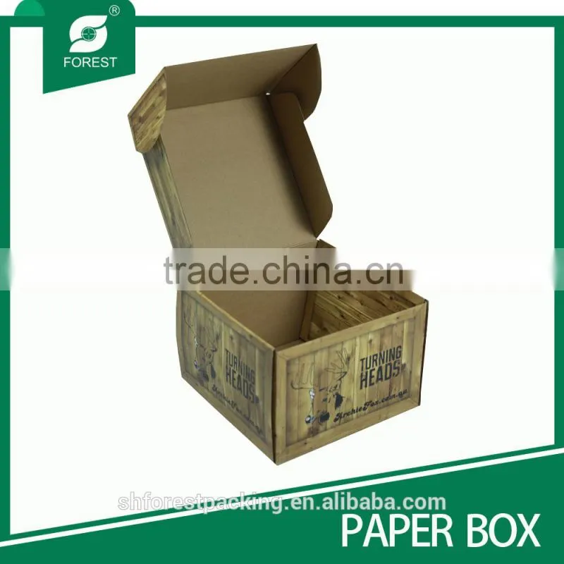 GRAIN OF WOOD STORAGE BOX BIN
