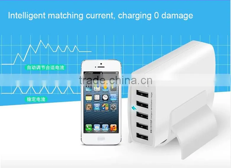 Dual 6 USB charger for mobile phone,ipad