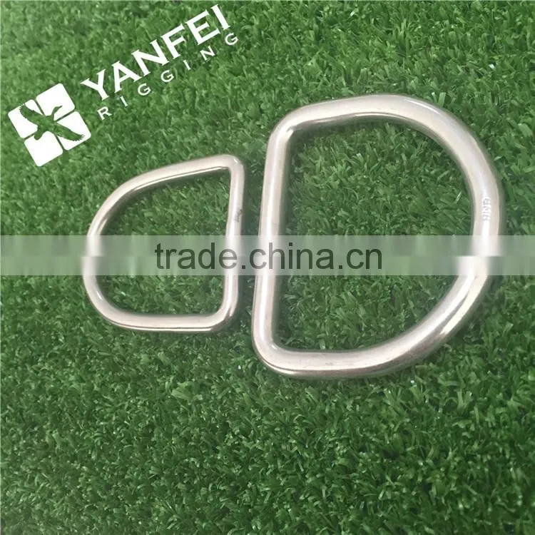 Stainless steel Welded D Ring for bags manufacturer