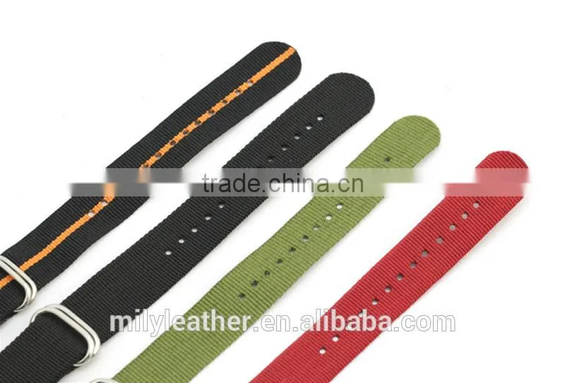 Fashion style colorful fabric Nylon watch strap