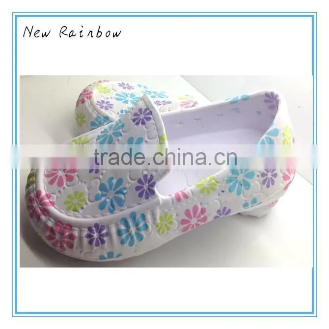 2015 HOT selling color leather kid shoe Red shoe