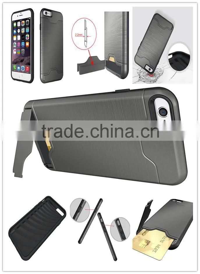 Shockproof Hybrid Armor Cases For Iphone 6 And 6s,Hybrid Armor Kickstand Case For Iphone 6 For Iphone 6s
