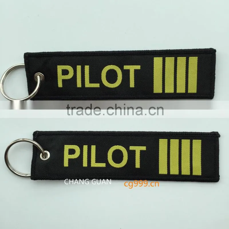 The washable woven label key ring for gifts