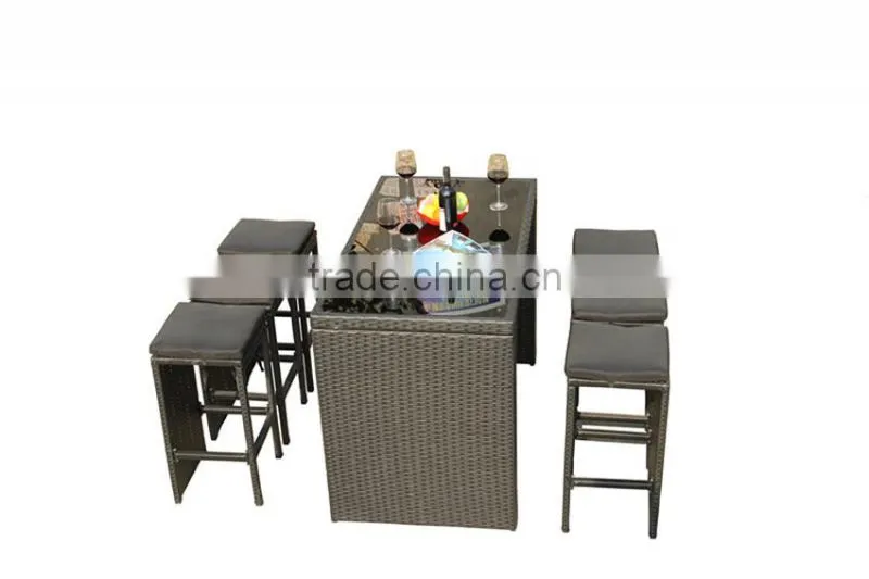 GARDEN LEISURE RATTAN OUTDOOR FURNITURE BAR SETS
