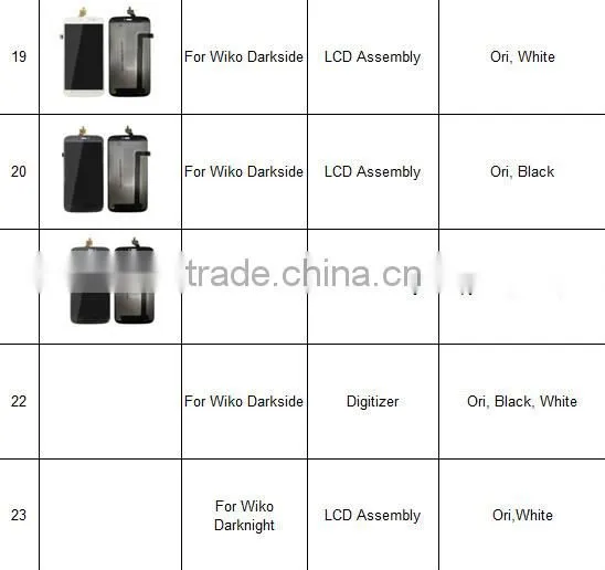 Hot Sales original touch panel for Wiko Barry, for Wiko Barry Spare Parts