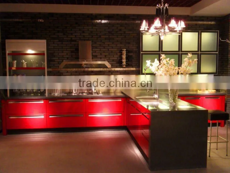 Modern lacquer kitchen cupboard with high quality standard