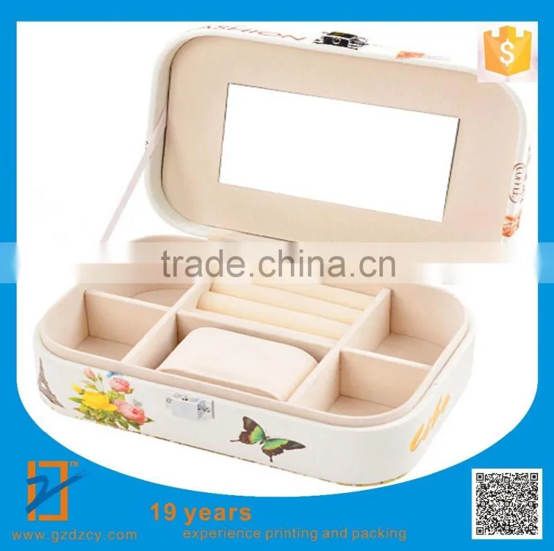 Popular this year Luxury Handmade Custom Logo Printed Paper Jewelry Gift Box , Ring Box, Necklace Box
