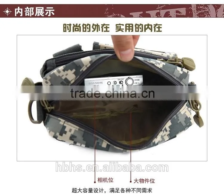 Canvas military small message sport waist bags