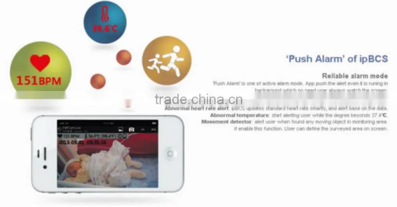 WiFi baby monitor with smart phone viewing