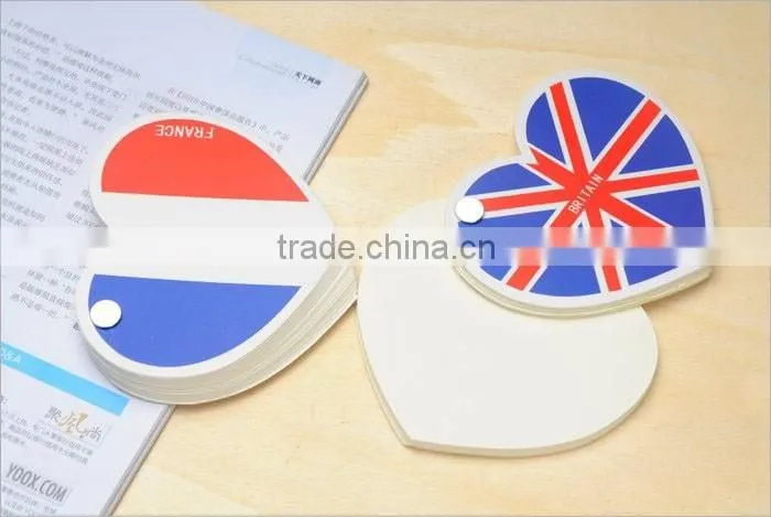 2016 China supplier free samples supplied custom sticky memo pad