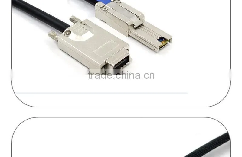 External infiniband Mini SAS SFF8470 to SFF8088 (34pin to 26pin) CX4 cable