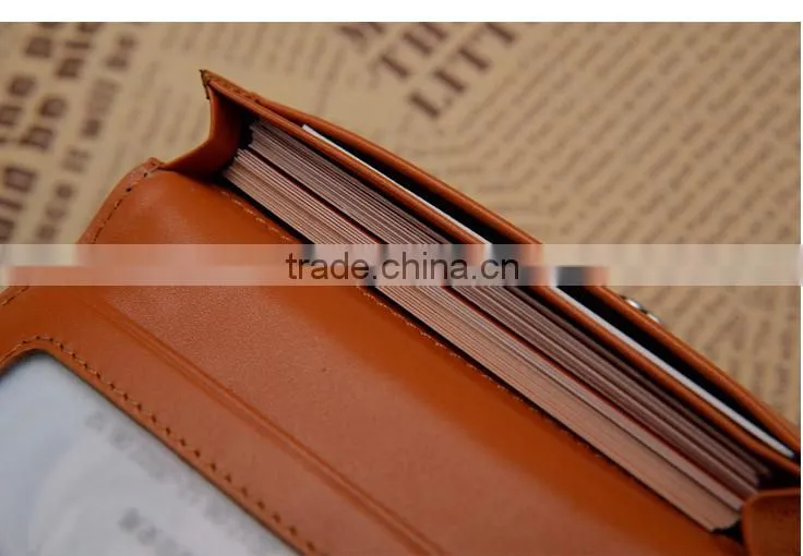 China alibaba express special leather picture frame with business card holder