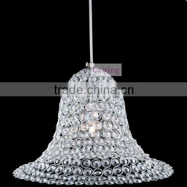 Beautiful clear crystal hat shaped lamp
