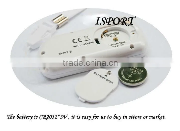 Outdoor Sports 30 Days Memory G Sensor Pedometer with Built in Case