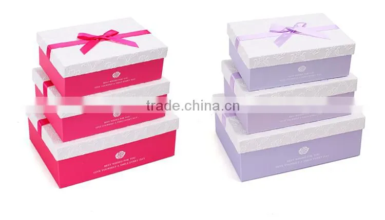 2016 luxury gift packaging box for valentine's day