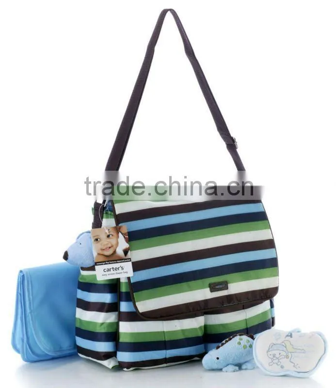 Muti-function best baby diaper bag, quilted baby diaper bags