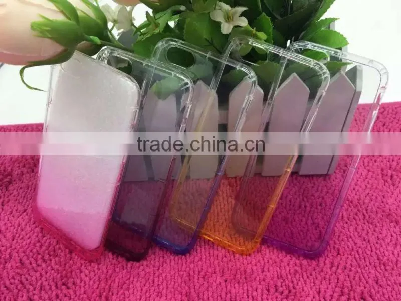 High quality colorful gradient tpu material shockproof case for iphone