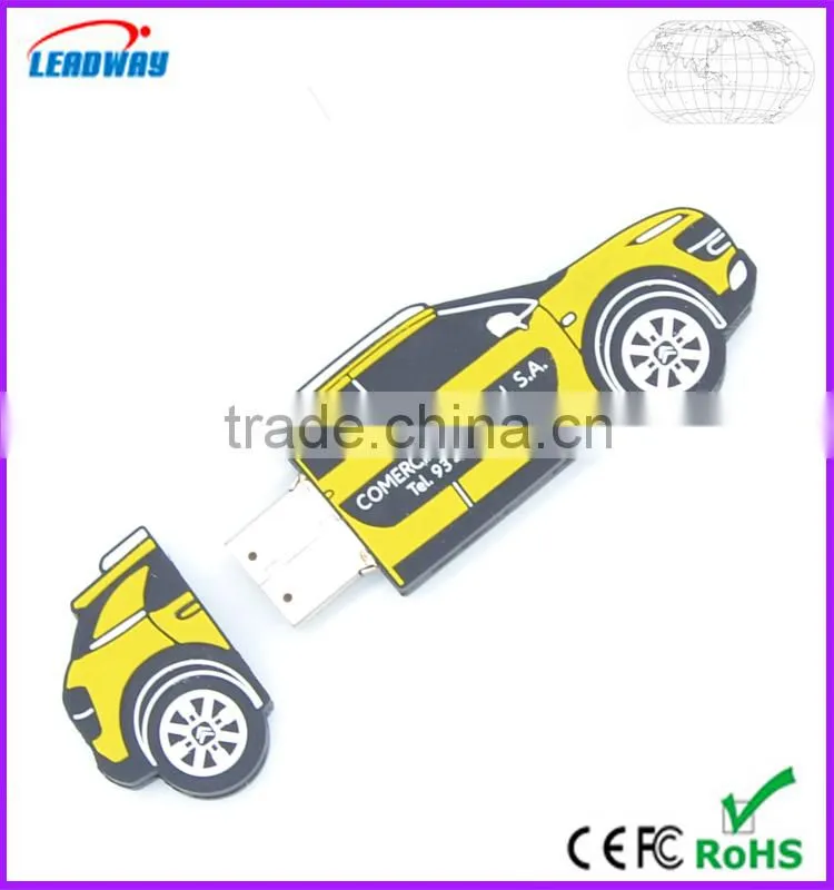 Customized PVC car shaped usb flash drives