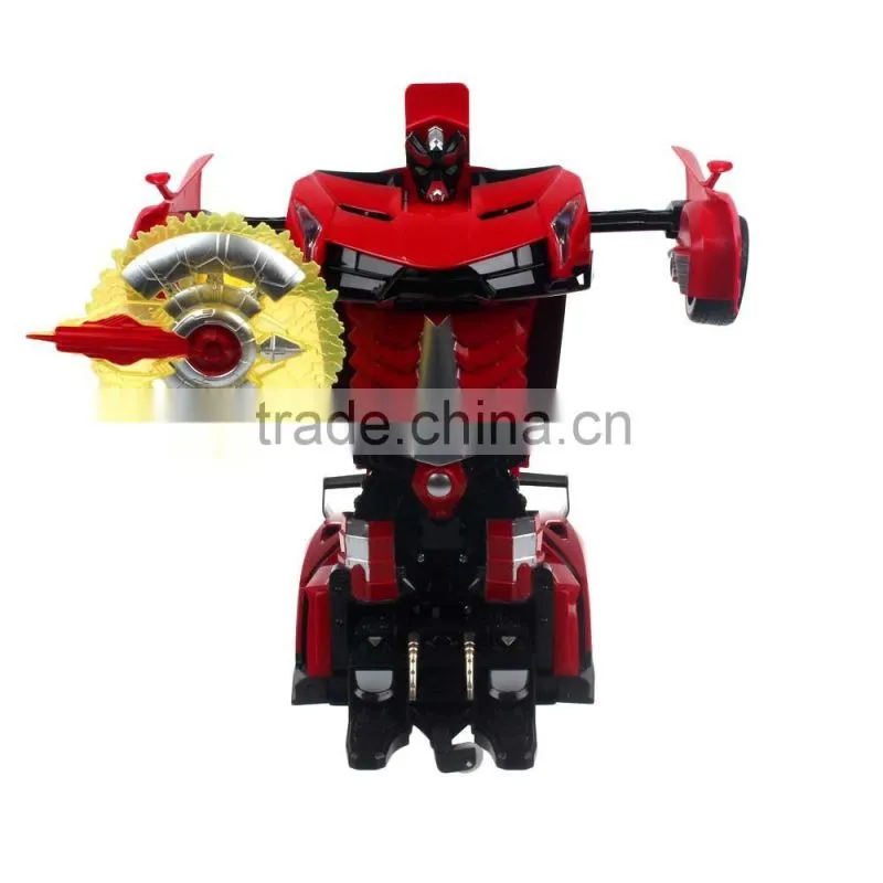 Intelligent Shifting Robot hobby 2.4G RC Distortion Deformation Stunt Cars Remote Robot Car Toys Transform