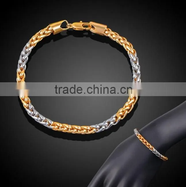 ATHENAA Best Price New Design Hip Hop Jewelry Wholesale Copper Rope Chain Brided Bracelet for Man and Woman