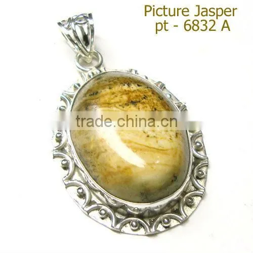 Natural blue tibetan turquoise 925 silver fashion pendant